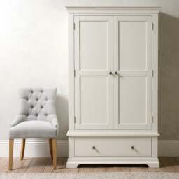 Chantilly Warm White Double Wardrobe - The Cotswold Company - thumbnail 3