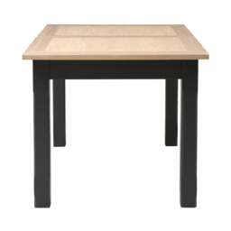 4-6 Seater Extending Dining Table and 4 Tulip Dining Chairs Set - Chester Charcoal - The Cotswold Company - thumbnail 4