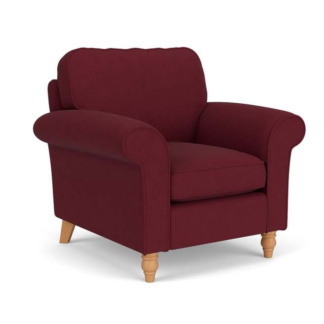 Armchair - Rosehip - House Linen Mix - Hurley - The Cotswold Company - image 1
