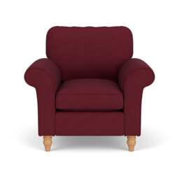 Armchair - Rosehip - House Linen Mix - Hurley - The Cotswold Company - thumbnail 2