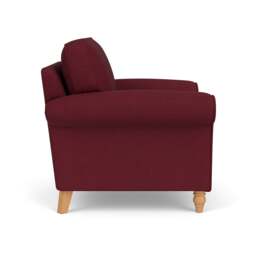 Armchair - Rosehip - House Linen Mix - Hurley - The Cotswold Company - thumbnail 3
