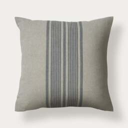 Cotton Linen Bold Stripe Cushion - Navy 45x45cm - Home Accessories - The Cotswold Company