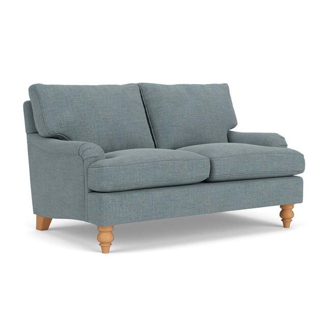 2 Seater Sofa - Teal marl - Rustic Weave - Morris - The Cotswold Company - image 1