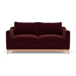 4 Seater Sofa - Dark Rosehip - Matt Velvet - Watson - The Cotswold Company - thumbnail 2