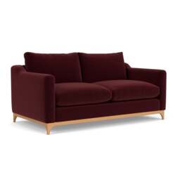 4 Seater Sofa - Dark Rosehip - Matt Velvet - Watson - The Cotswold Company - thumbnail 1