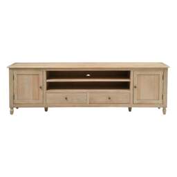 Camille Limewash Oak Xxl Tv Stand up to 90 - The Cotswold Company - thumbnail 2