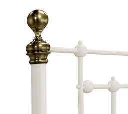 King Size Bed - Arlington Cream and Brass - The Cotswold Company - thumbnail 6