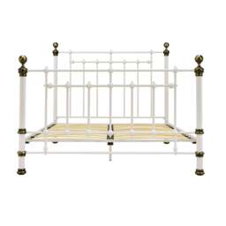 King Size Bed - Arlington Cream and Brass - The Cotswold Company - thumbnail 3