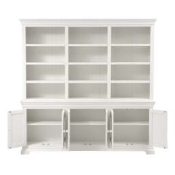 Chantilly Warm White Grand Bookcase - The Cotswold Company - thumbnail 6