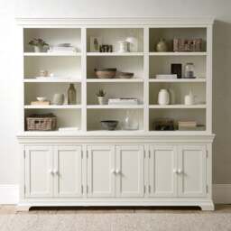 Chantilly Warm White Grand Bookcase - The Cotswold Company - thumbnail 2