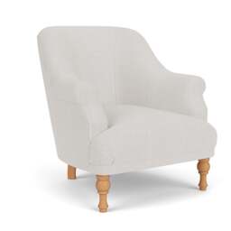 Armchair - Grey - Broadway Stripe - Everett - The Cotswold Company
