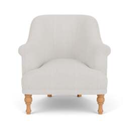 Armchair - Grey - Broadway Stripe - Everett - The Cotswold Company - thumbnail 2