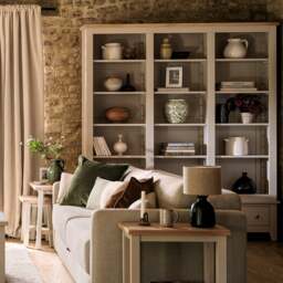 Grand Bookcase - Chester Limestone - The Cotswold Company
