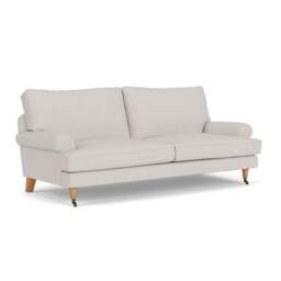 3 Seater Sofa - Soft White - Luxury Italian Linen - Stewart - The Cotswold Company