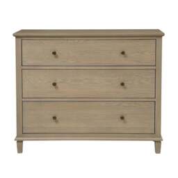 3 Drawer Chest of Drawers - Bibury Smoked Oak - The Cotswold Company - thumbnail 2