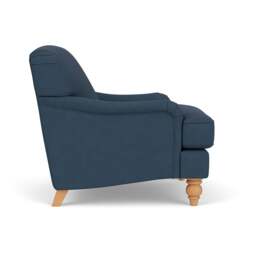Armchair - Indigo - House Linen Mix - Ashbee - The Cotswold Company - thumbnail 3