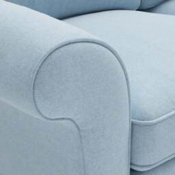 Armchair - Sky blue - House Linen Mix - Hurley - The Cotswold Company - thumbnail 5