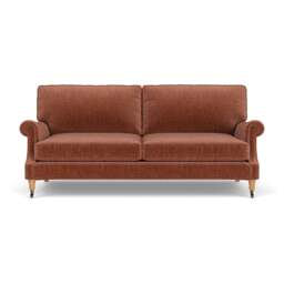 4 Seater Sofa - Cinnamon - Eco Chenille - Taylor High Back - The Cotswold Company - thumbnail 2