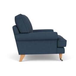 Armchair - Indigo - House linen mix - Stewart - The Cotswold Company - thumbnail 3