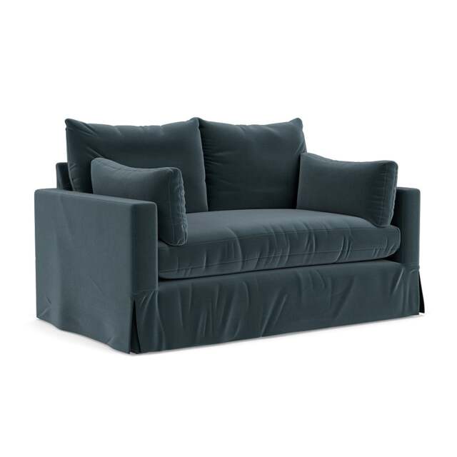 2 Seater Sofa - Night Sky - Matt Velvet - Ashton - The Cotswold Company - image 1