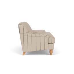 3 Seater Sofa - Charcoal - Compton Stripe - Ashbee - The Cotswold Company - thumbnail 3