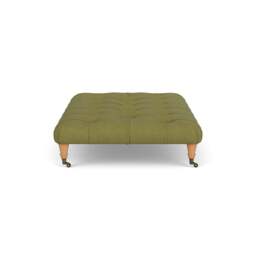 Foot Stool - Apple - House Linen Mix - Amelia Large - The Cotswold Company - thumbnail 3