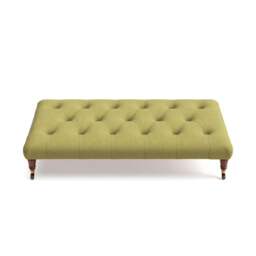 Foot Stool - Apple - House Linen Mix - Amelia Large - The Cotswold Company - thumbnail 5