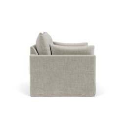 2 Seater Sofa - Grey Mist - Eco Chenille - Ashton - The Cotswold Company - thumbnail 3