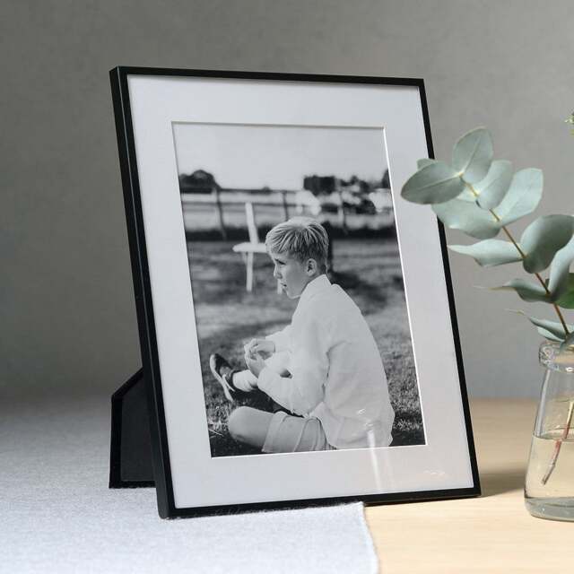 Fine Black Metal Photo Frame 6x8 - Home Accessories - The Cotswold Company - image 1