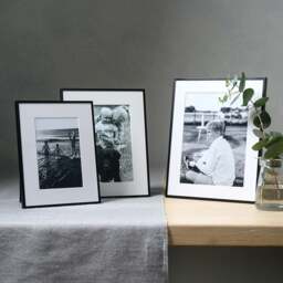 Fine Black Metal Photo Frame 6x8 - Home Accessories - The Cotswold Company - thumbnail 3
