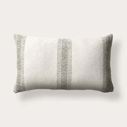 Digby Woven Green Stripe Cushion - Home Accessories - The Cotswold Company