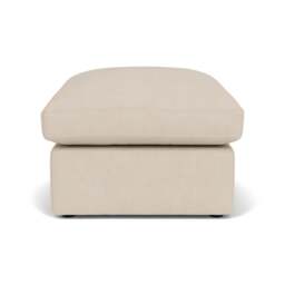 Foot Stool - Lily White - House Linen Mix - Clarke Small - The Cotswold Company - thumbnail 3