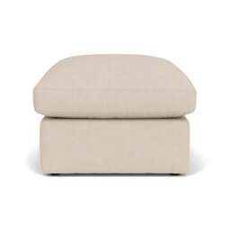 Foot Stool - Lily White - House Linen Mix - Clarke Small - The Cotswold Company - thumbnail 2