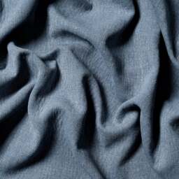 Curtain Pair - 228x182cm - Marling Linen Mix Pale Indigo - The Cotswold Company - thumbnail 3