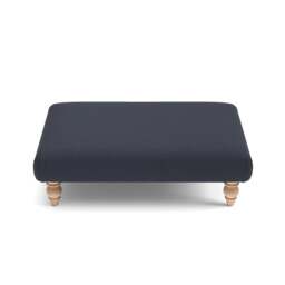 Foot Stool - Ink - House Linen Mix - Clara - The Cotswold Company - thumbnail 4