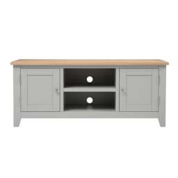 Large Tv Stand up to 60 - Chester Dove Grey - The Cotswold Company - thumbnail 3