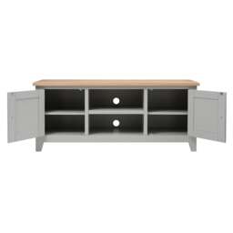 Large Tv Stand up to 60 - Chester Dove Grey - The Cotswold Company - thumbnail 5