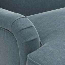 2 Seater Sofa - Teal - Eco Chenille - Ashbee - The Cotswold Company - thumbnail 4