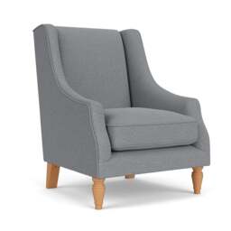 Armchair - Blue Marl - House Weave - Annie - The Cotswold Company - thumbnail 1