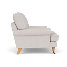 Armchair - Soft White - Luxury Italian Linen - Stewart - The Cotswold Company - thumbnail 3