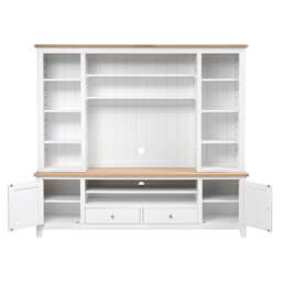 TV and Media Storage Unit - Chester Pure White - The Cotswold Company - thumbnail 4