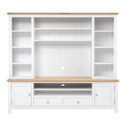 TV and Media Storage Unit - Chester Pure White - The Cotswold Company - thumbnail 3