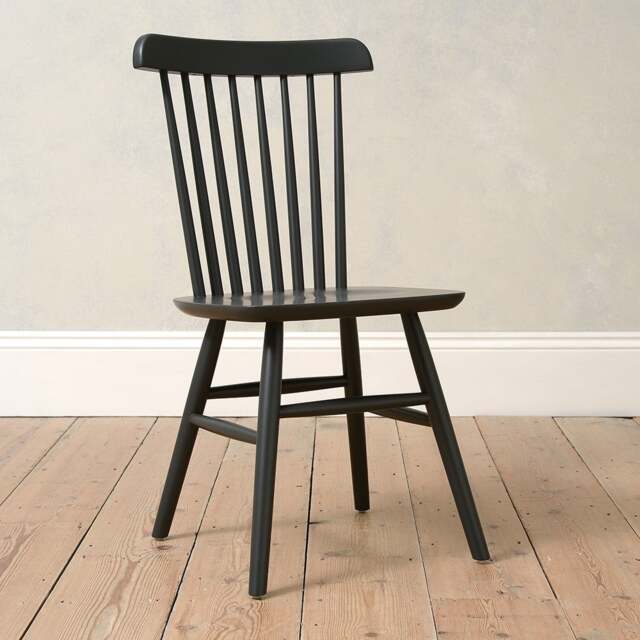 Spindleback Charcoal Dining Chair - The Cotswold Company - image 1