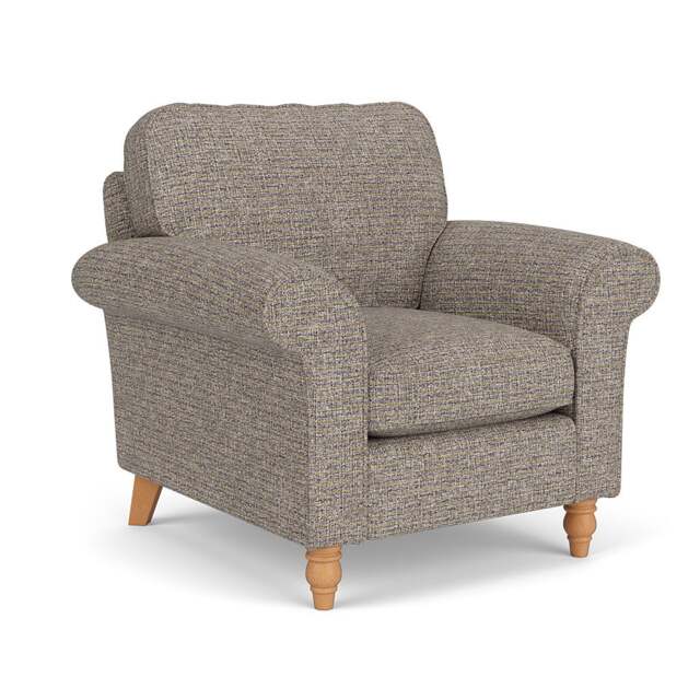 Armchair - Shoreline Mix - Textured Weave - Hurley - The Cotswold Company - image 1