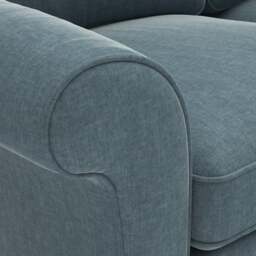 Large 2 Seater Sofa - Teal - Eco Chenille - Hurley - The Cotswold Company - thumbnail 4