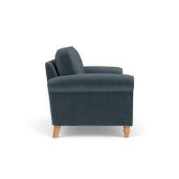 Large 2 Seater Sofa - Teal - Eco Chenille - Hurley - The Cotswold Company - thumbnail 3