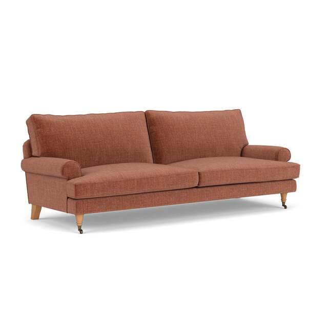 4 Seater Sofa - Cinnamon - Eco Chenille - Stewart - The Cotswold Company - image 1