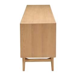 Winson Light Oak Media Tv Console up to 75 - The Cotswold Company - thumbnail 3