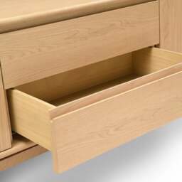 Winson Light Oak Media Tv Console up to 75 - The Cotswold Company - thumbnail 7