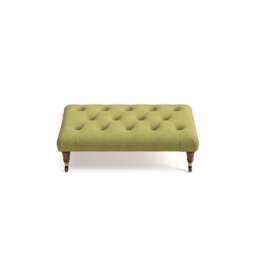 Foot Stool - Apple - House Linen Mix - Amelia Small - The Cotswold Company - thumbnail 5
